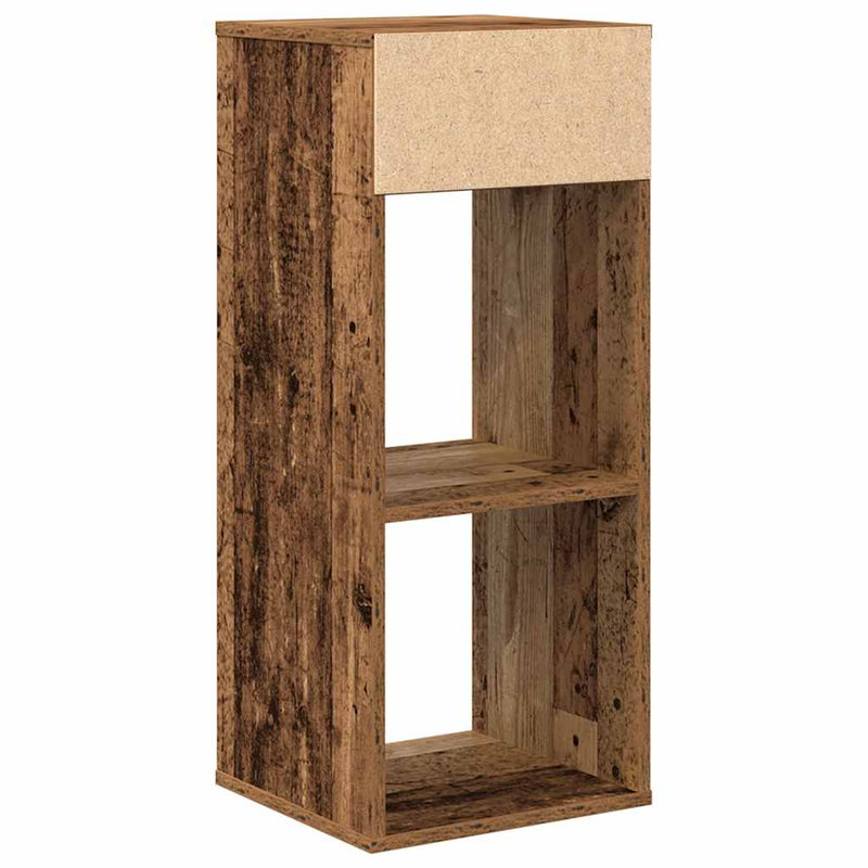 vidaXL könyvszekrény antik fa 34x31x80 cm szerelt fa