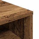 vidaXL könyvszekrény antik fa 34x31x80 cm szerelt fa