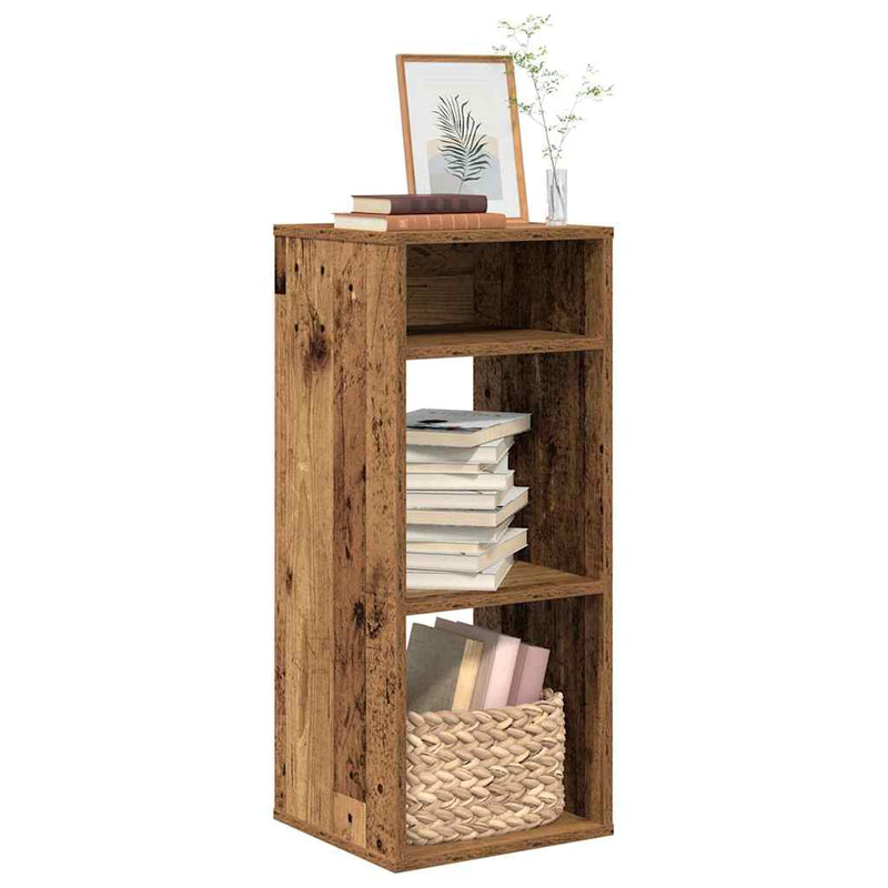 vidaXL könyvszekrény antik fa 34x31x80 cm szerelt fa