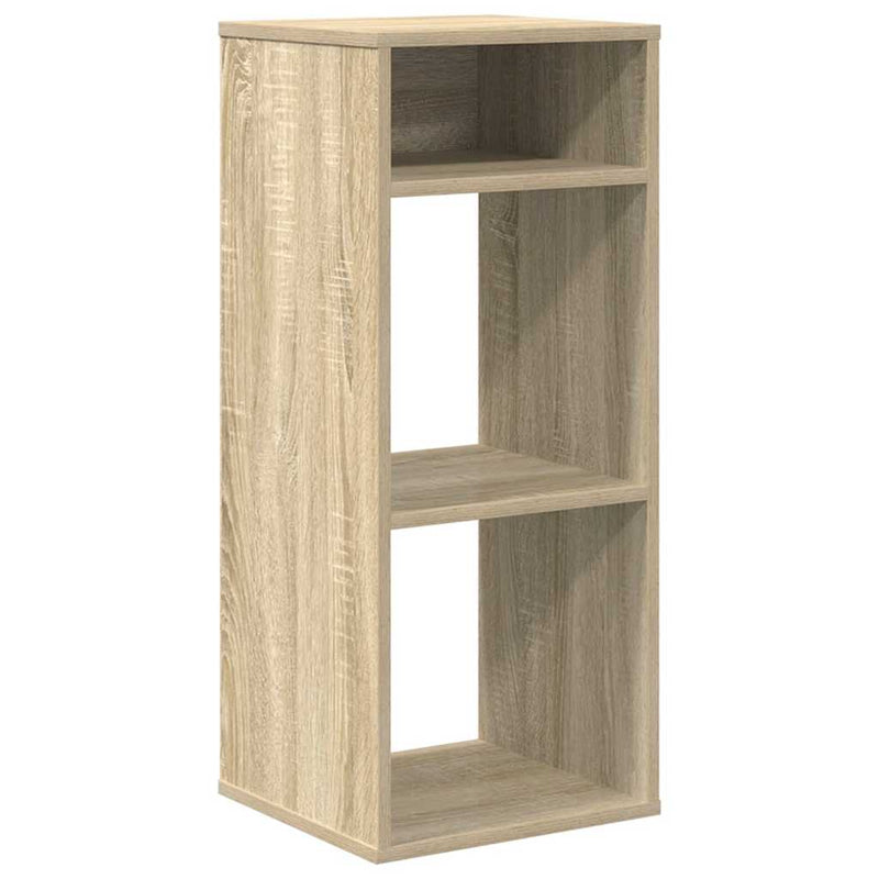 vidaXL könyvszekrény sonoma színű 34x31x80 cm szerelt fa