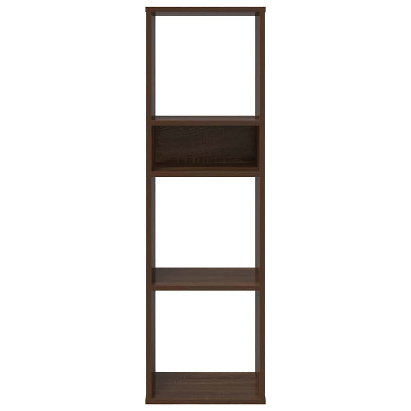 vidaXL könyvszekrény barna tölgy 34x31x112 cm szerelt fa