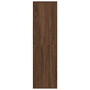 vidaXL könyvszekrény barna tölgy 34x31x112 cm szerelt fa