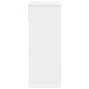 vidaXL könyvszekrény fehér 66x31x80 cm szerelt fa