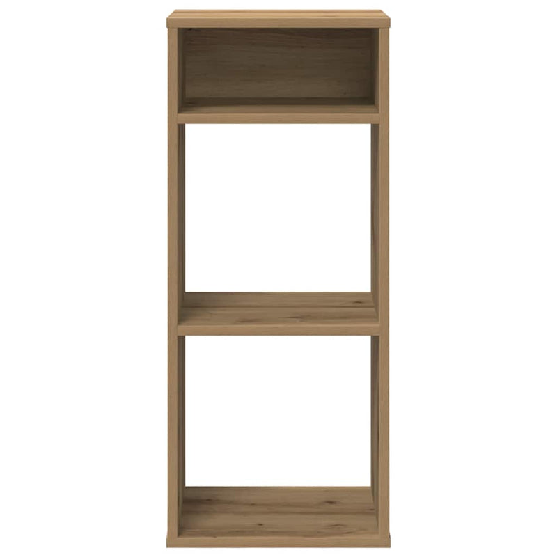 vidaXL könyvszekrény kézműves tölgy 34x31x80 cm szerelt fa