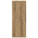 vidaXL könyvszekrény kézműves tölgy 34x31x80 cm szerelt fa