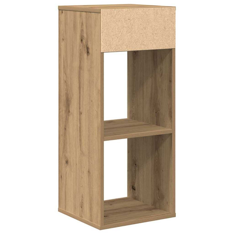 vidaXL könyvszekrény kézműves tölgy 34x31x80 cm szerelt fa