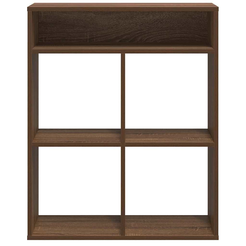 vidaXL könyvszekrény barna tölgy 66x31x80 cm szerelt fa