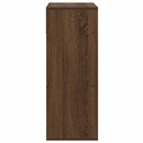 vidaXL könyvszekrény barna tölgy 66x31x80 cm szerelt fa