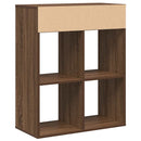 vidaXL könyvszekrény barna tölgy 66x31x80 cm szerelt fa