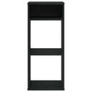 vidaXL könyvszekrény fekete 34x31x80 cm szerelt fa