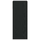 vidaXL könyvszekrény fekete 34x31x80 cm szerelt fa