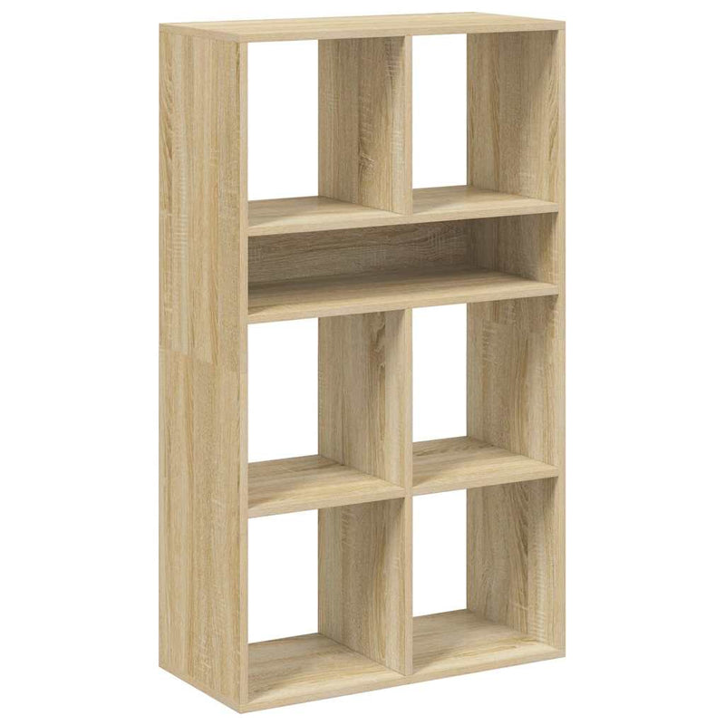 vidaXL könyvszekrény sonoma színű 66x31x112 cm szerelt fa
