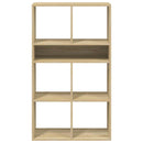 vidaXL könyvszekrény sonoma színű 66x31x112 cm szerelt fa