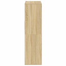 vidaXL könyvszekrény sonoma színű 66x31x112 cm szerelt fa