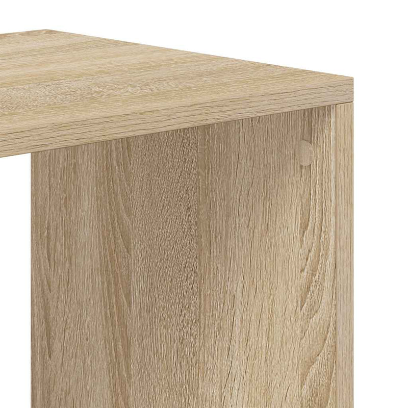 vidaXL könyvszekrény sonoma színű 66x31x112 cm szerelt fa