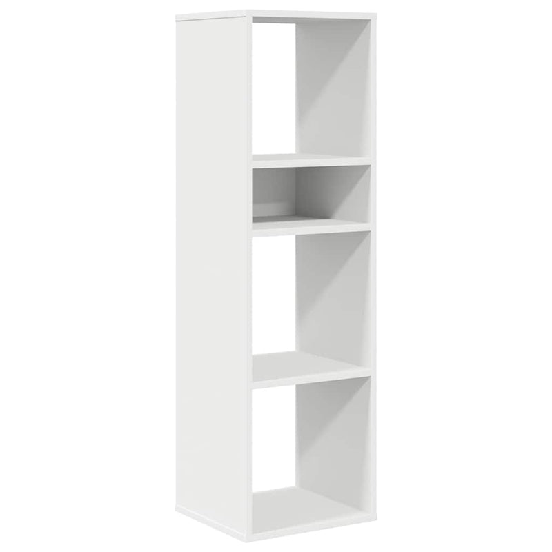 vidaXL könyvszekrény fehér 34x31x112 cm szerelt fa
