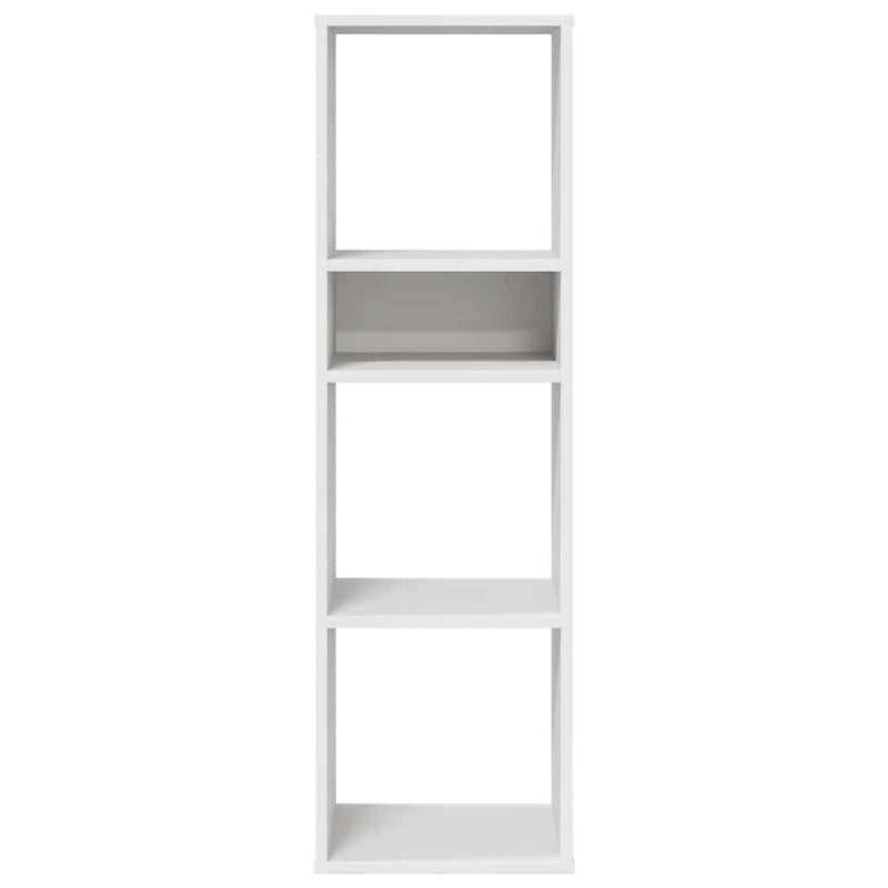 vidaXL könyvszekrény fehér 34x31x112 cm szerelt fa