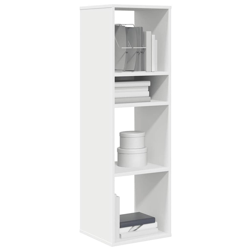 vidaXL könyvszekrény fehér 34x31x112 cm szerelt fa