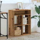 vidaXL könyvszekrény antik fa 66x31x80 cm szerelt fa