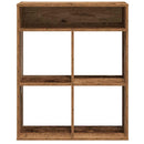 vidaXL könyvszekrény antik fa 66x31x80 cm szerelt fa