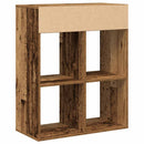 vidaXL könyvszekrény antik fa 66x31x80 cm szerelt fa