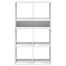 vidaXL könyvszekrény fehér 66x31x112 cm szerelt fa