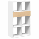 vidaXL könyvszekrény fehér 66x31x112 cm szerelt fa