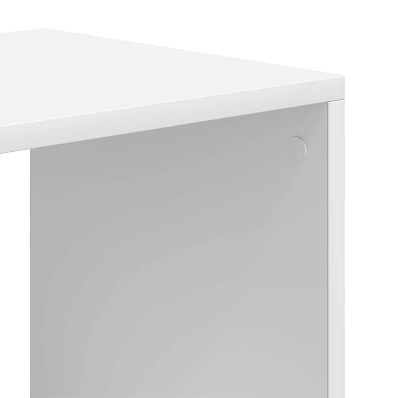 vidaXL könyvszekrény fehér 66x31x112 cm szerelt fa