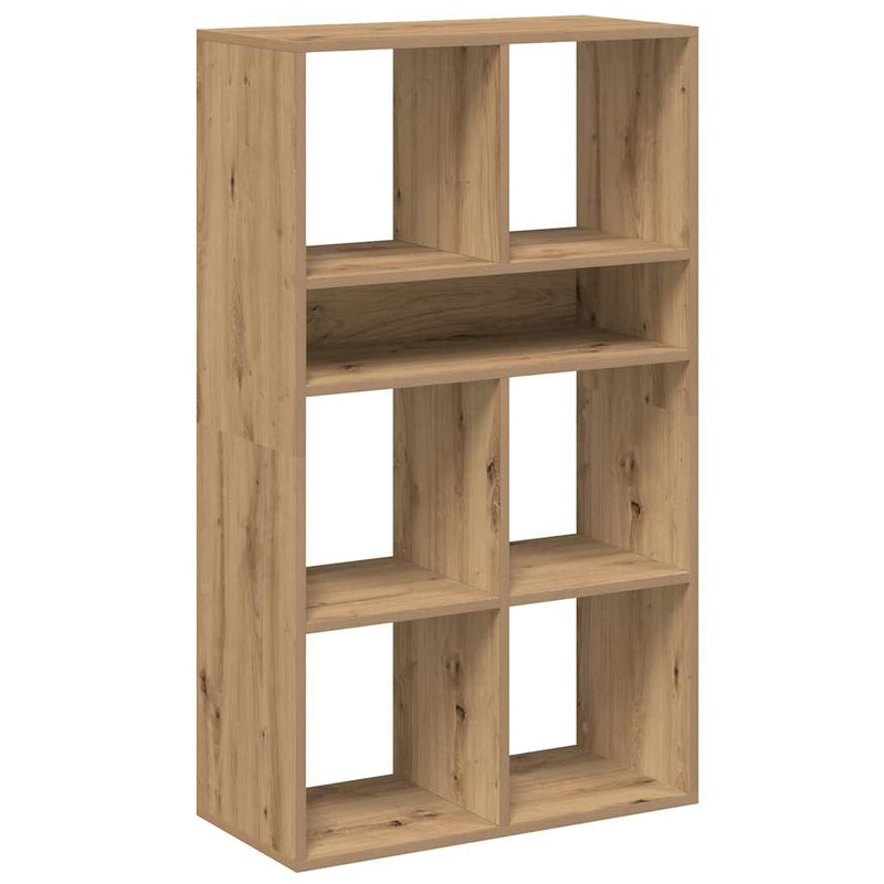vidaXL könyvszekrény kézműves tölgy 66x31x112 cm szerelt fa