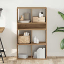 vidaXL könyvszekrény kézműves tölgy 66x31x112 cm szerelt fa