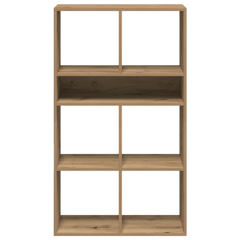 vidaXL könyvszekrény kézműves tölgy 66x31x112 cm szerelt fa