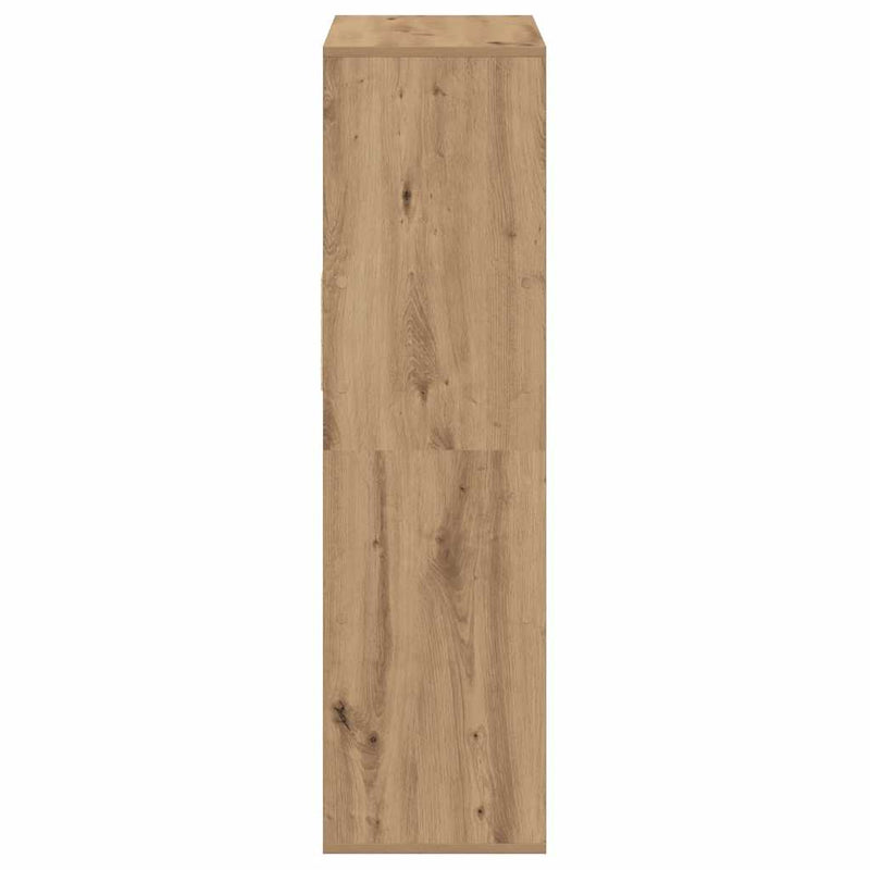 vidaXL könyvszekrény kézműves tölgy 66x31x112 cm szerelt fa