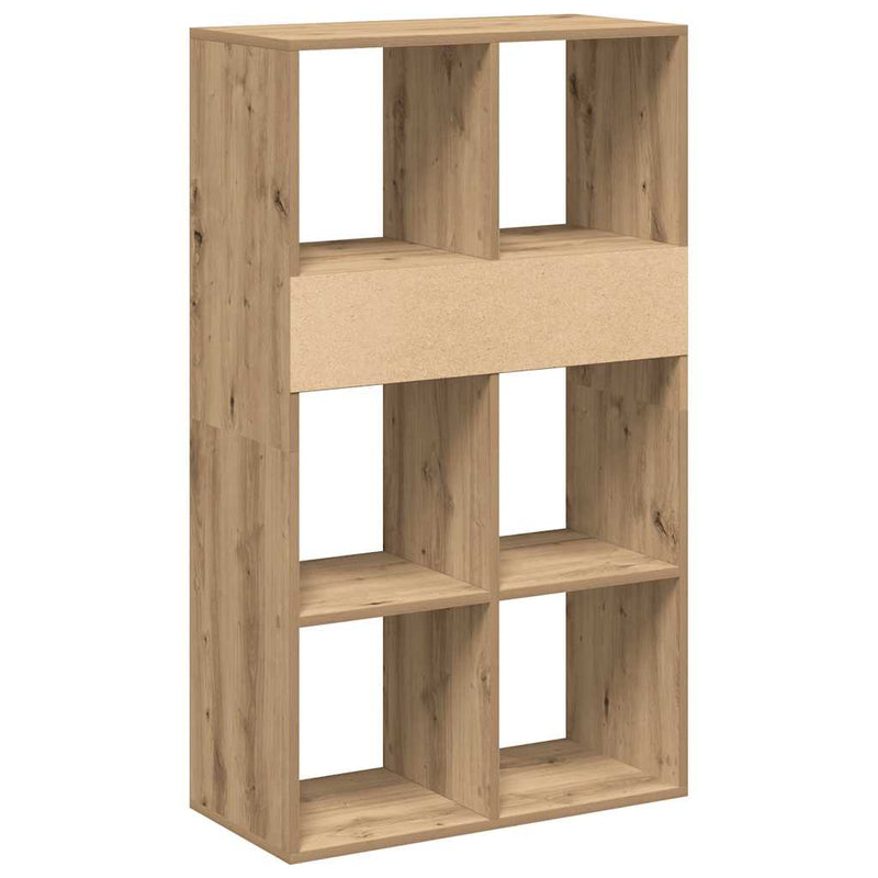 vidaXL könyvszekrény kézműves tölgy 66x31x112 cm szerelt fa