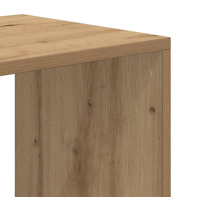 vidaXL könyvszekrény kézműves tölgy 66x31x112 cm szerelt fa
