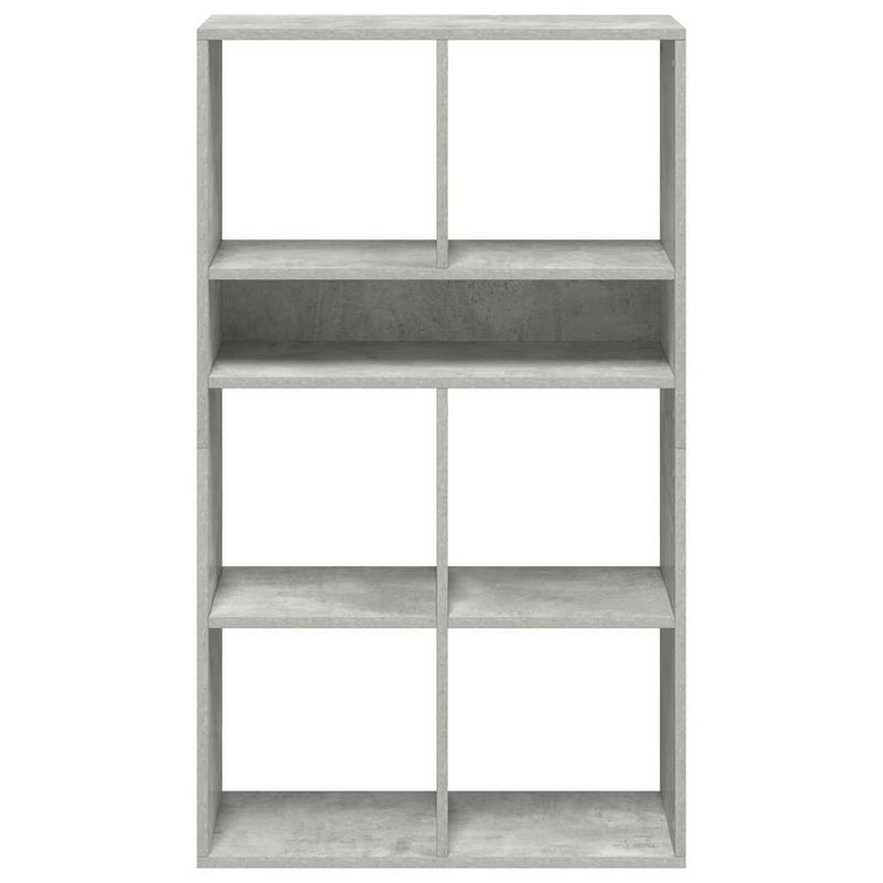 vidaXL könyvszekrény betonszürke 66x31x112 cm szerelt fa