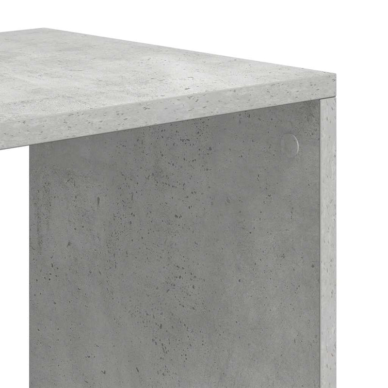 vidaXL könyvszekrény betonszürke 66x31x112 cm szerelt fa