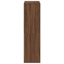 vidaXL könyvszekrény barna tölgy 66x31x112 cm szerelt fa