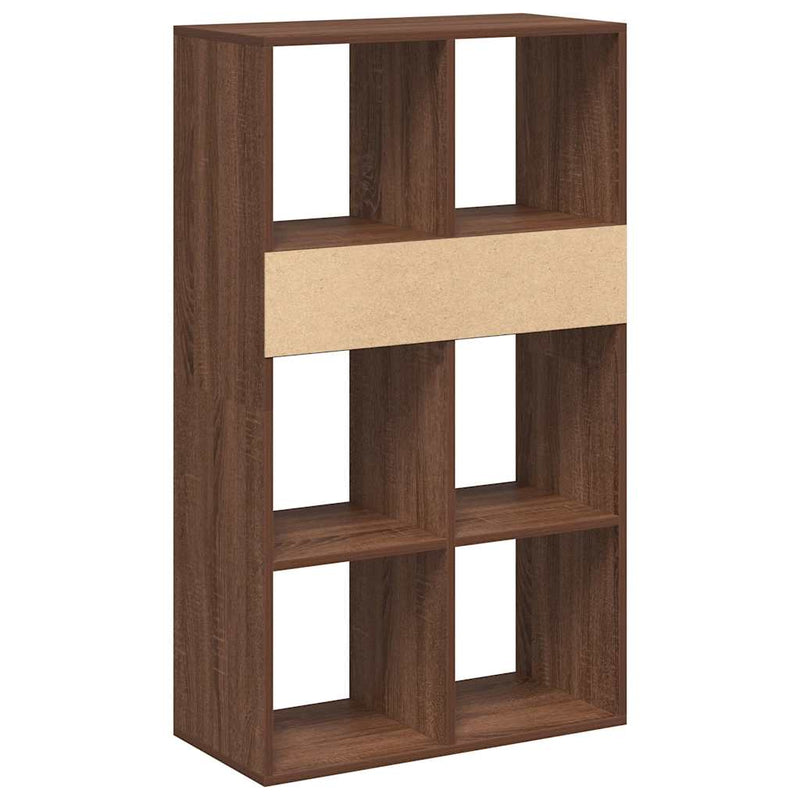 vidaXL könyvszekrény barna tölgy 66x31x112 cm szerelt fa