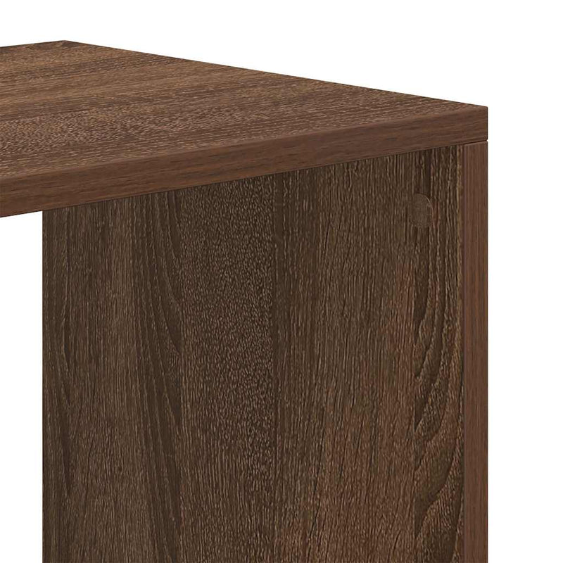 vidaXL könyvszekrény barna tölgy 66x31x112 cm szerelt fa