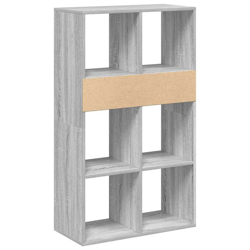 vidaXL könyvszekrény szürke sonoma 66x31x112 cm szerelt fa