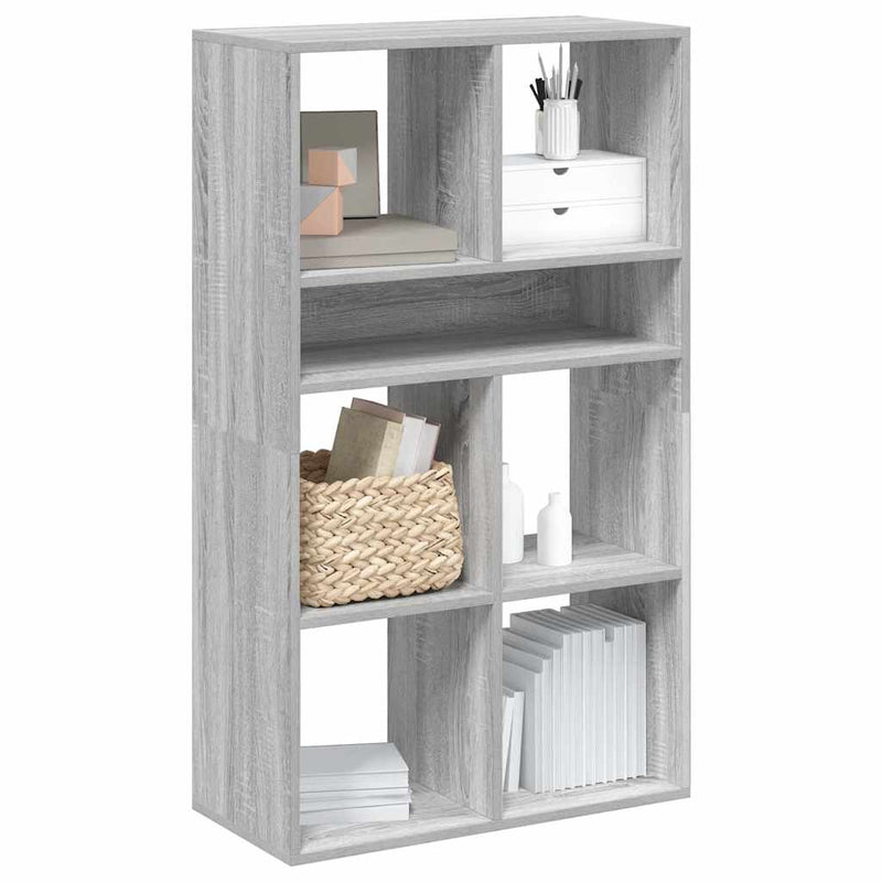 vidaXL könyvszekrény szürke sonoma 66x31x112 cm szerelt fa