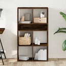 vidaXL könyvszekrény füstös tölgy 66x31x112 cm szerelt fa