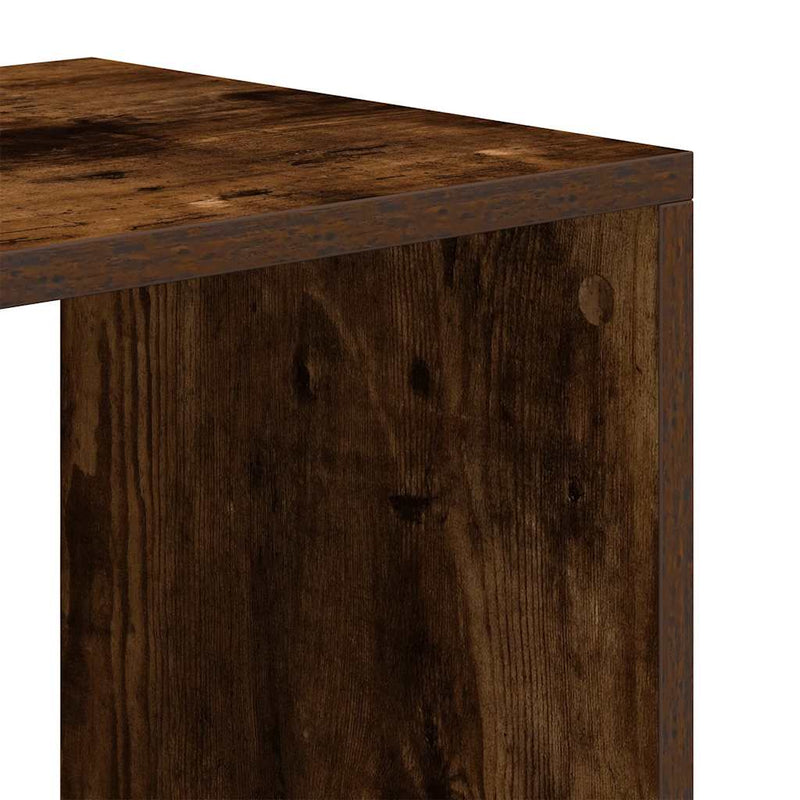 vidaXL könyvszekrény füstös tölgy 66x31x112 cm szerelt fa