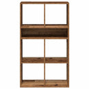 vidaXL könyvszekrény antik fa 66x31x112 cm szerelt fa