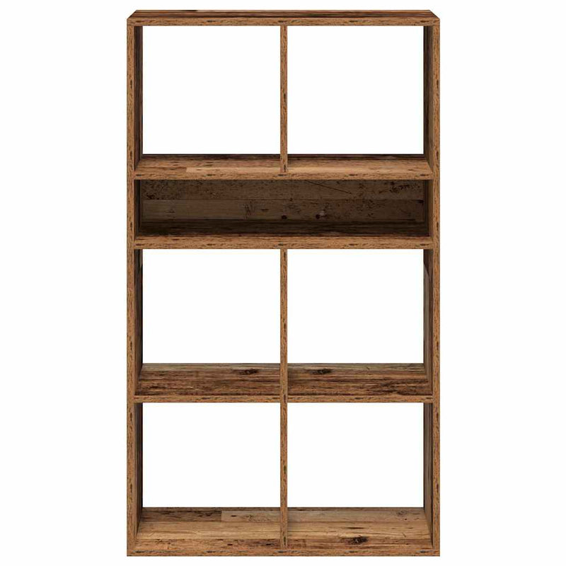 vidaXL könyvszekrény antik fa 66x31x112 cm szerelt fa