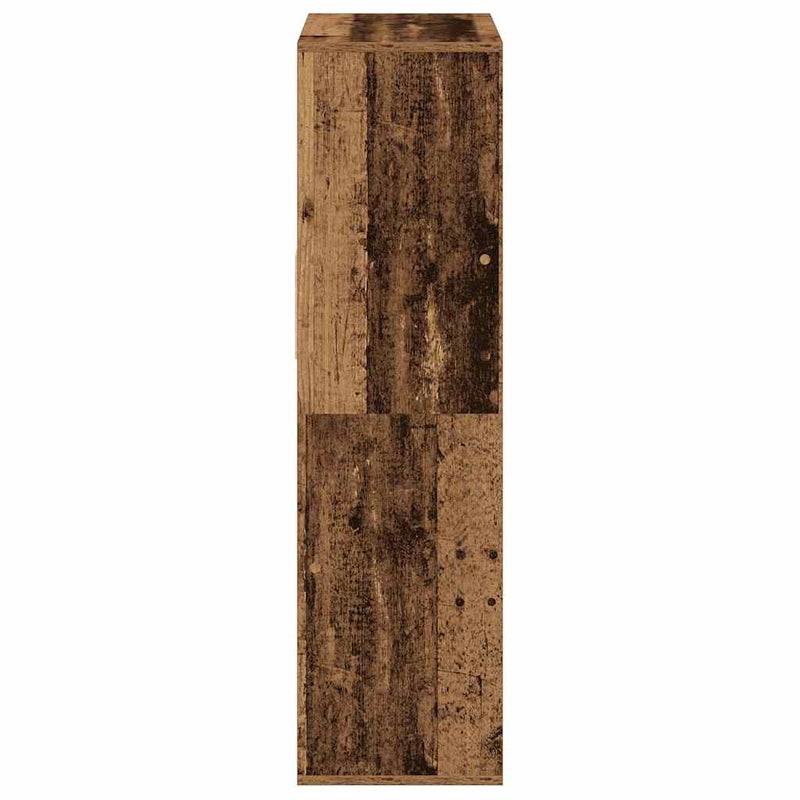 vidaXL könyvszekrény antik fa 66x31x112 cm szerelt fa