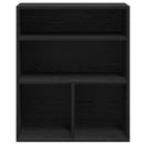 vidaXL könyvszekrény fekete 60x30x71,5 cm szerelt fa