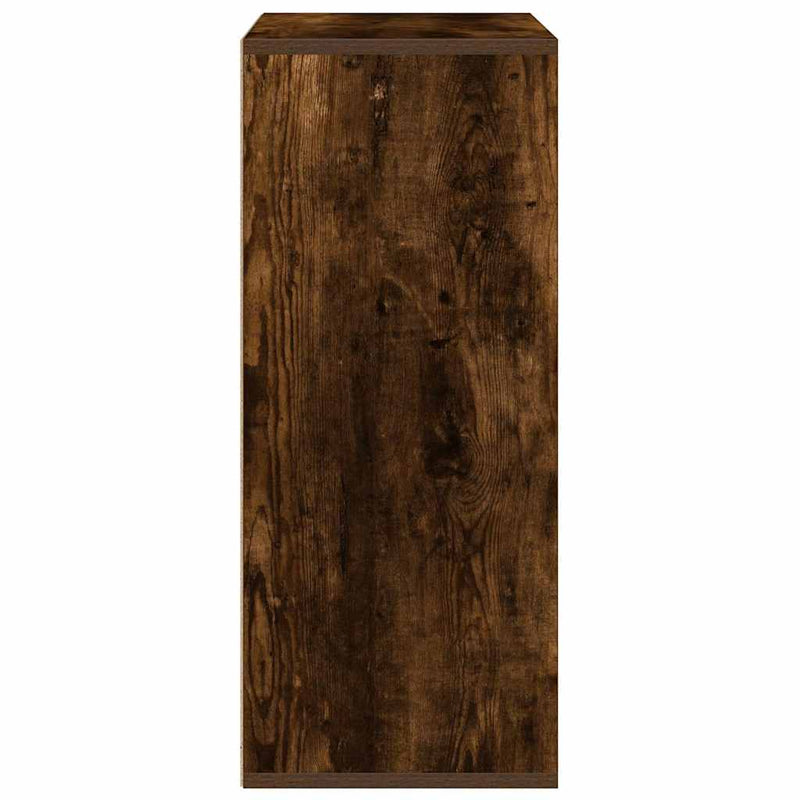vidaXL könyvszekrény füstös tölgy 60x30x71,5 cm szerelt fa