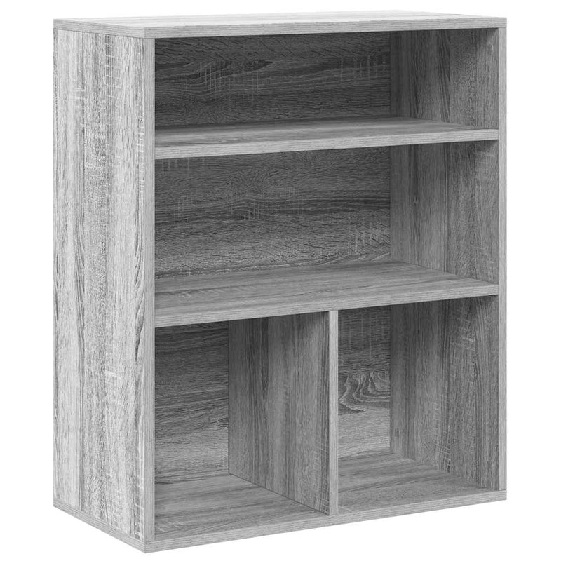 vidaXL könyvszekrény szürke sonoma 60x30x71,5 cm szerelt fa