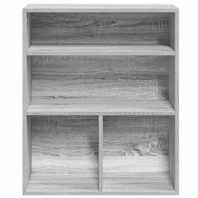 vidaXL könyvszekrény szürke sonoma 60x30x71,5 cm szerelt fa